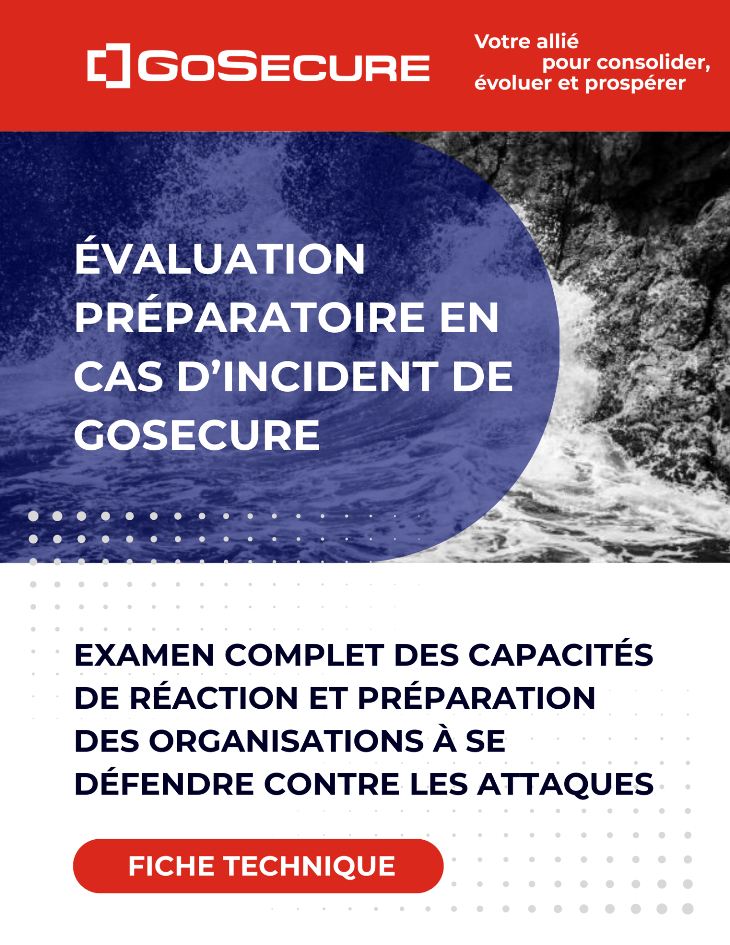 Image de couverture-Fiche technique-Évaluation préparatoire en cas d'incident de GoSecure